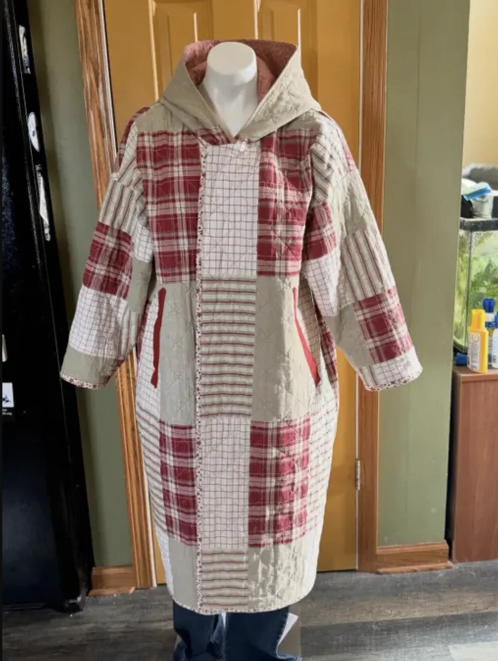 Customer review photo — handmade Siena Quilt Coat