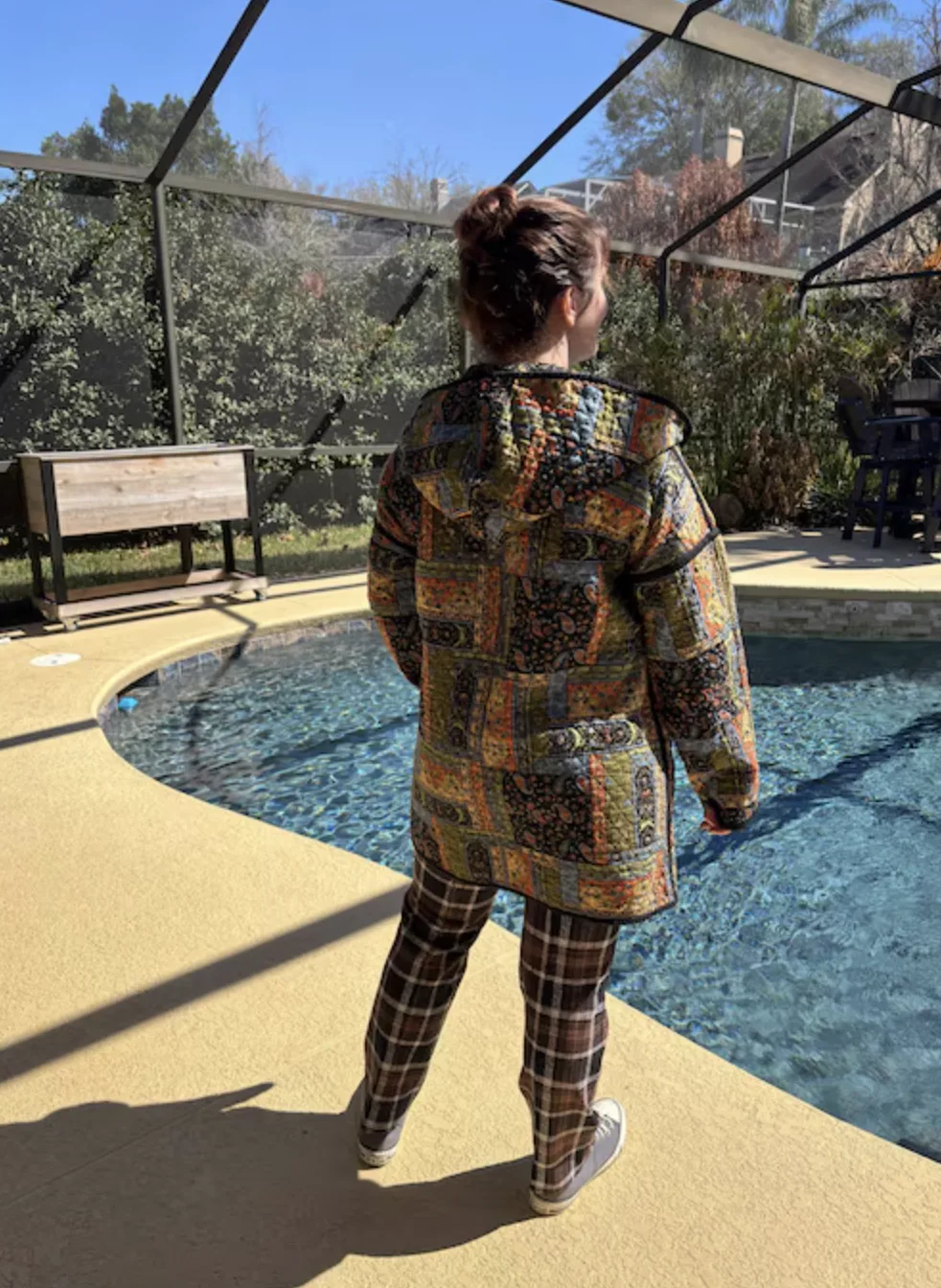 Customer review photo — handmade Laurel Crop Jacket