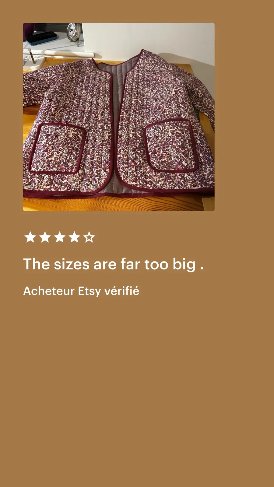 Customer review