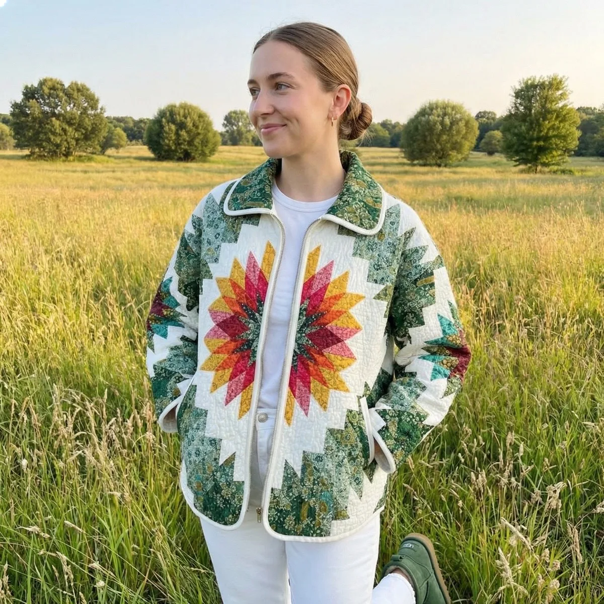 Artful Quilted Jacket