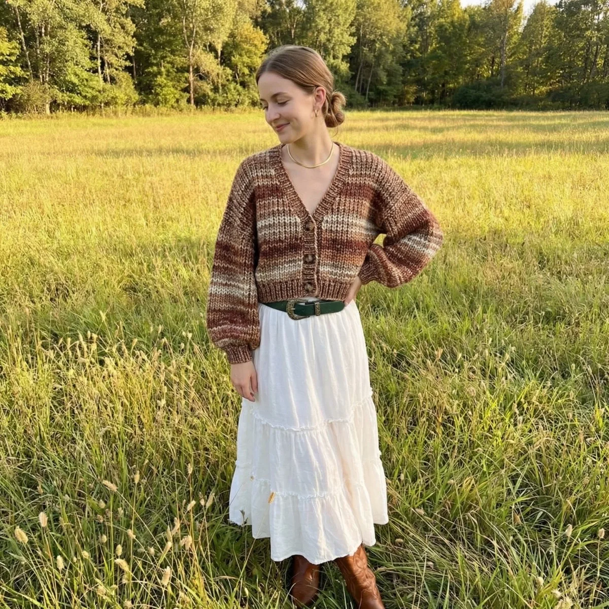 Cloud Crop Cardigan
