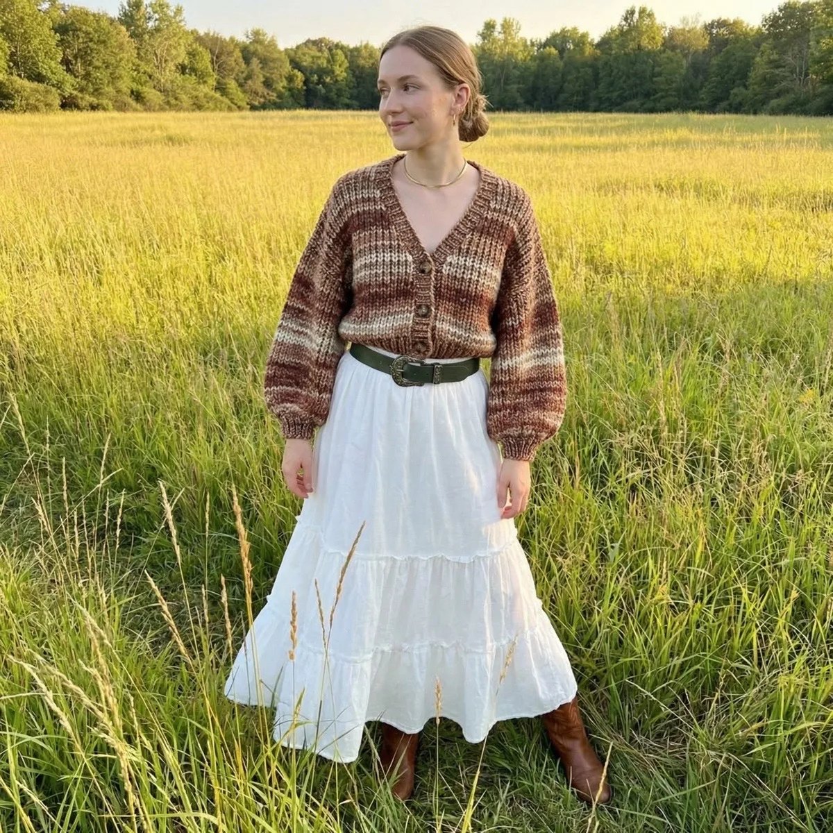 Cloud Crop Cardigan