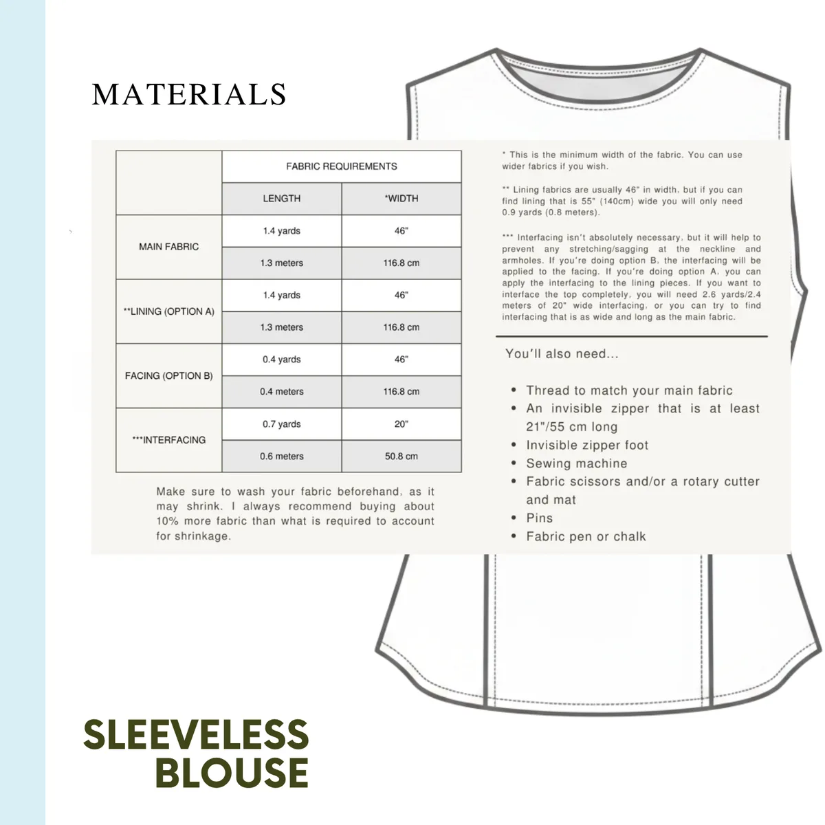 Sleeveless Blouse