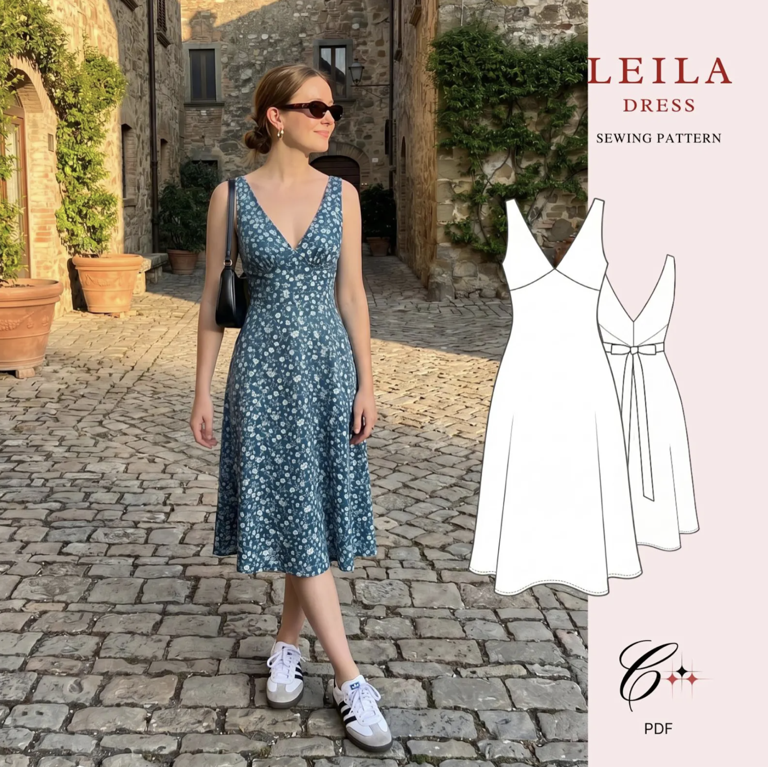 Linen Bias Dress