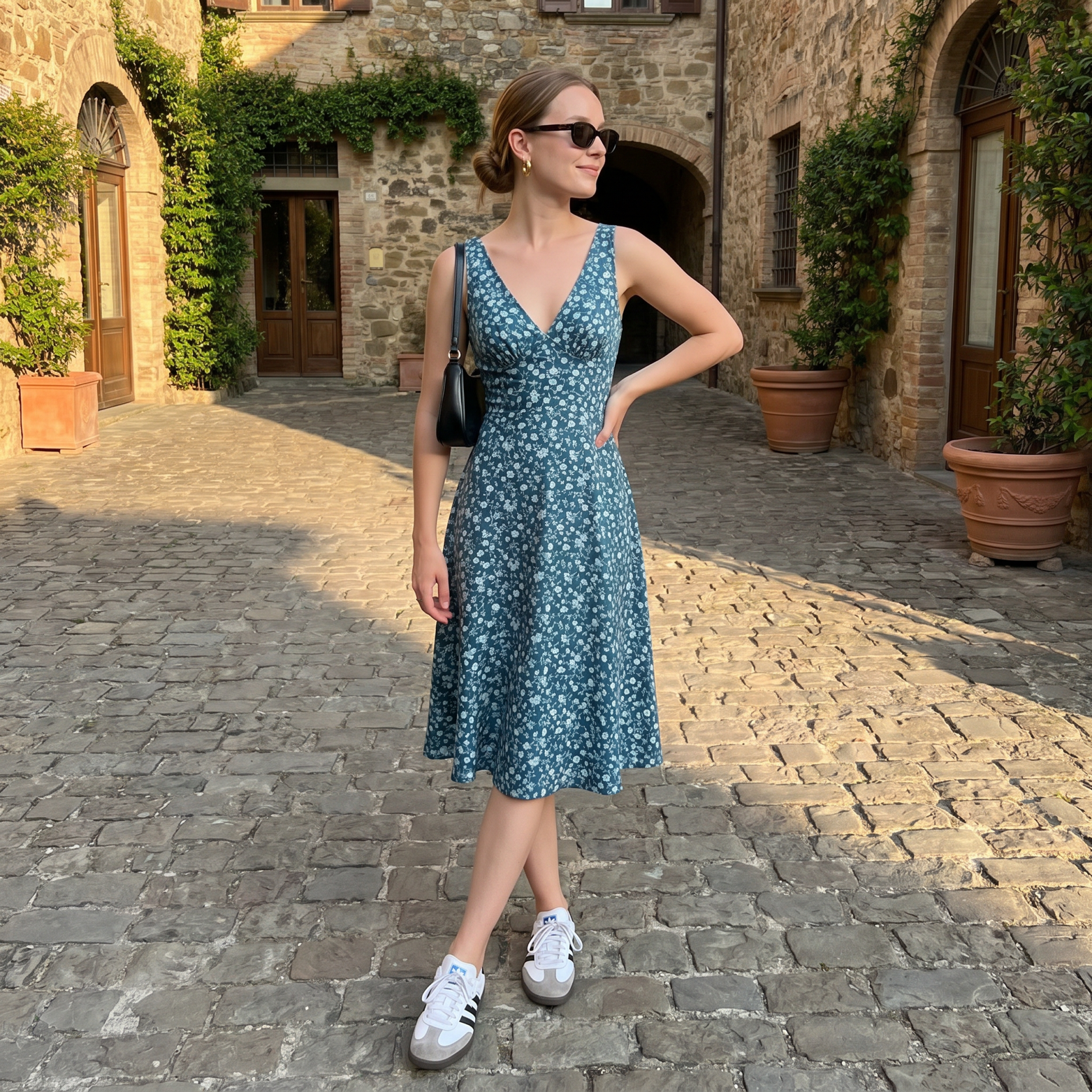 Linen Bias Dress