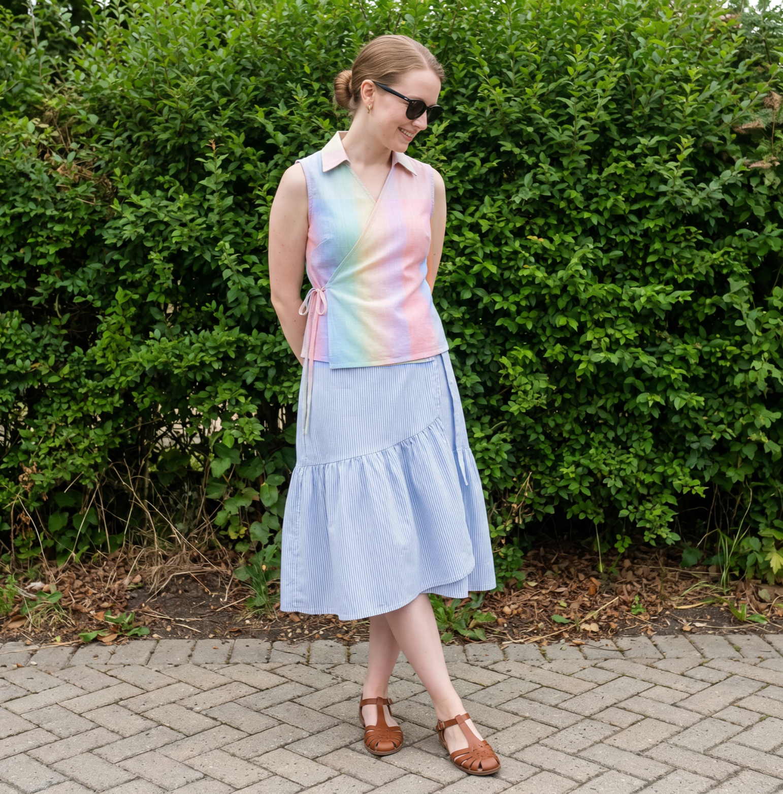 Side Tie Tank Blouse II