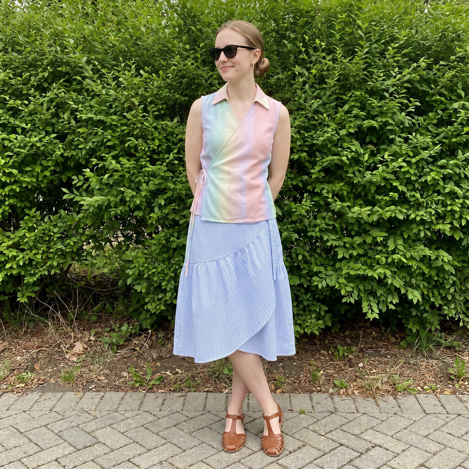 Side Tie Tank Blouse II