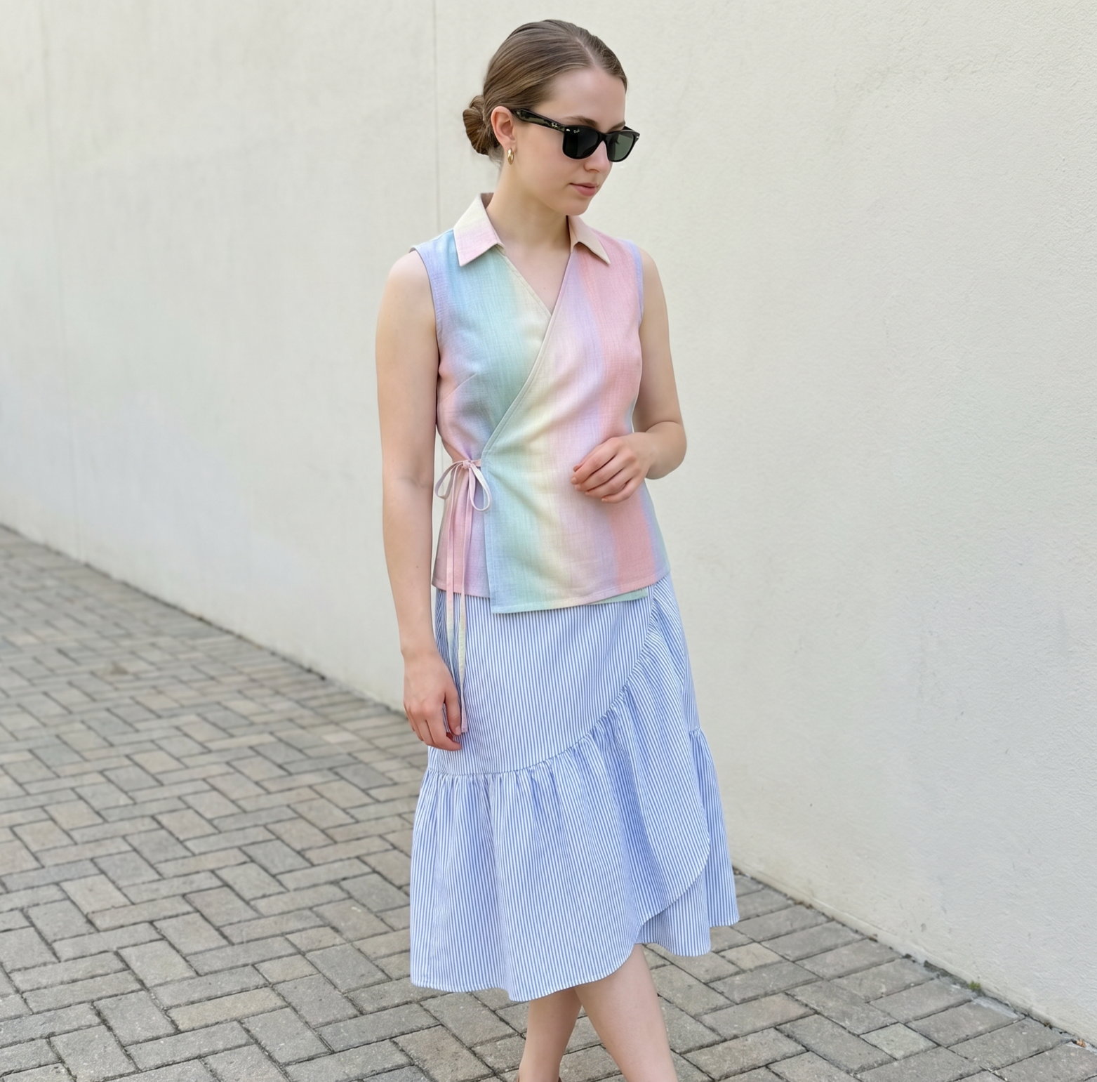 Side Tie Tank Blouse II