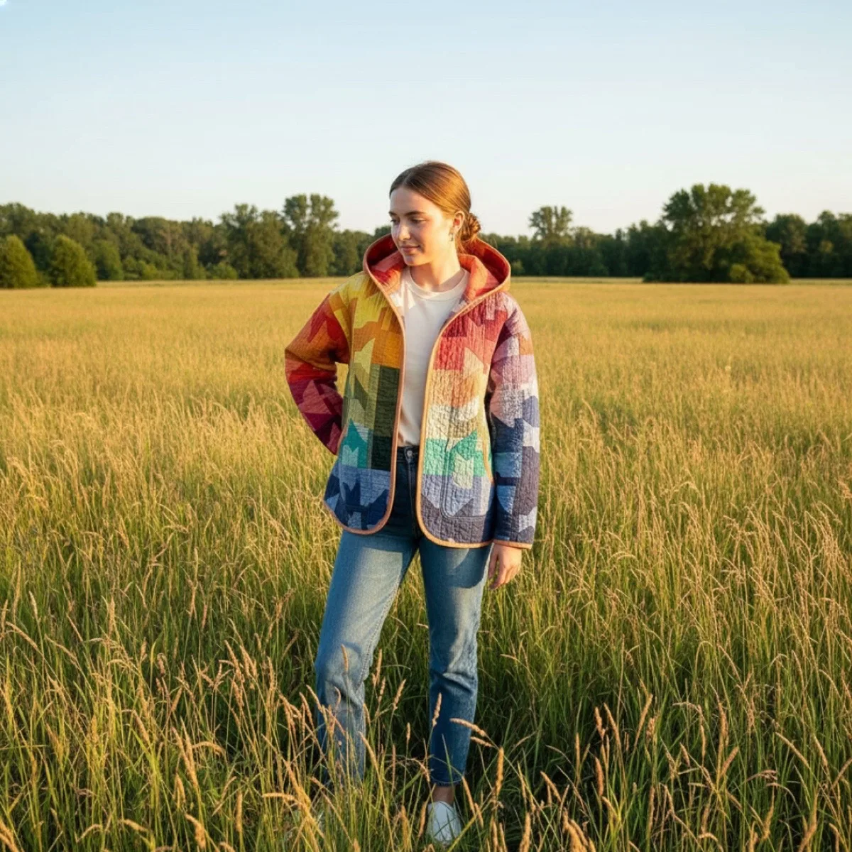 Hooded Quilted Jacket
